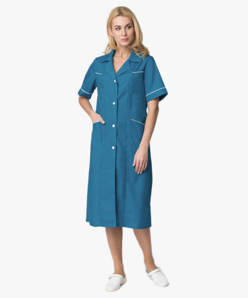 Халат женский Магнэль (тк.Смесовая,120), морская волна