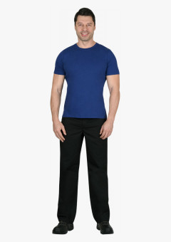 Футболка синяя СИРИУС-СТАНДАРТ 160г/м2 в уп.100 шт. за шт.