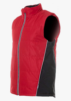 Жилет утеплённый Brodeks KW101, цвет красный, чёрный