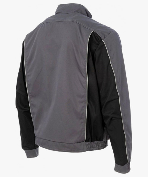 Куртка летняя мужская Brodeks KS201, цвет серый, чёрный