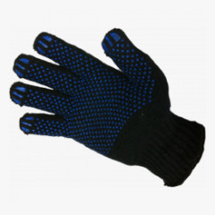 Перчатки утепленные двойные с ПВХ