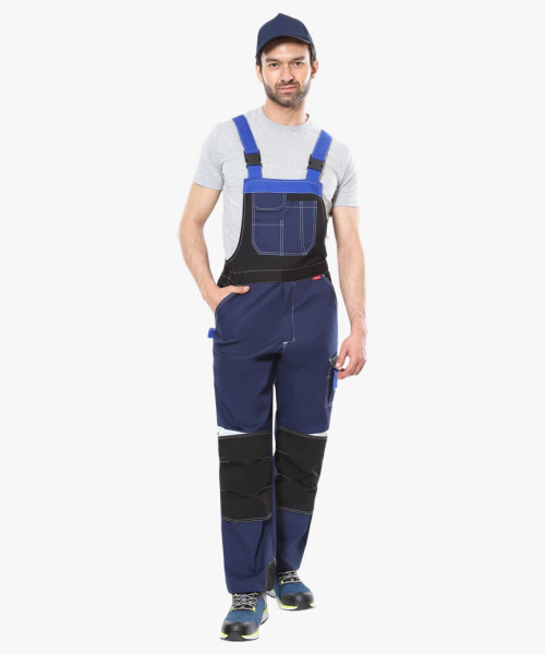 Полукомбинезон СИРИУС-ФАВОРИТ-МЕГА т.синий с черным и васильковым, СОП