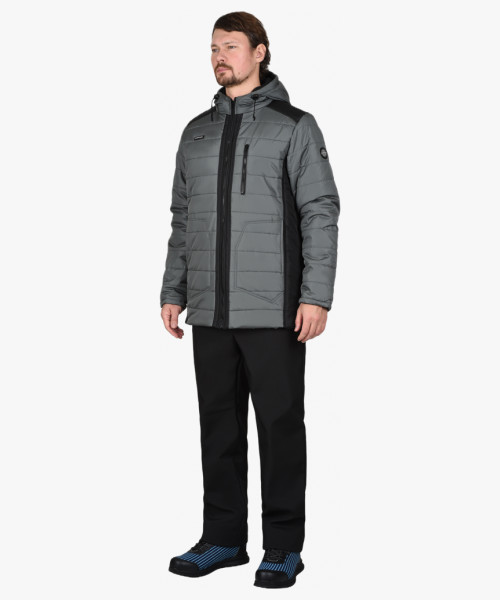 Куртка СИРИУС-УРБАН серая с черным