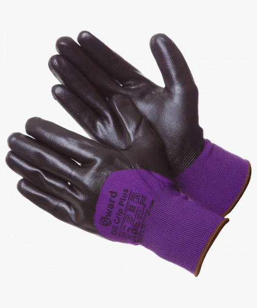 Oil Grip Plus Перчатки нейлоновые со вспененным нитриловым покрытием, 3/4 облив