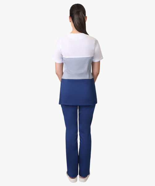 Костюм СИРИУС-РИАНА женский синий с серым