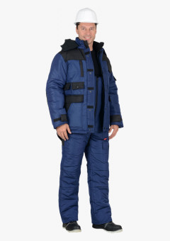 Костюм СИРИУС-БЕРКУТ-ЛЮКС синий с чёрным