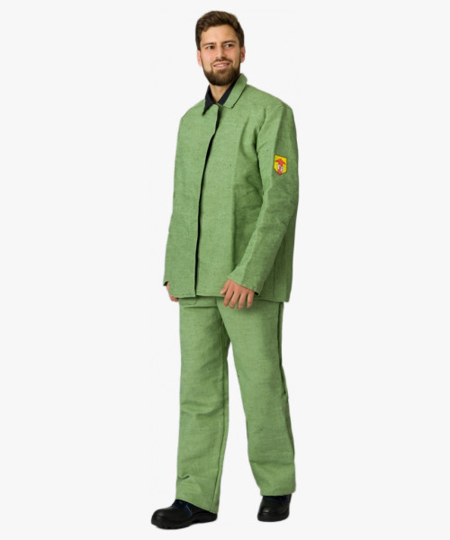 Костюм сварщика 1 кл.защиты (тк.Брезент, 480),хаки