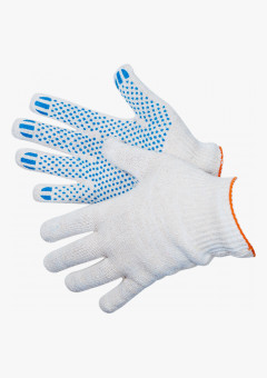 Перчатки ХБ с ПВХ 10/6