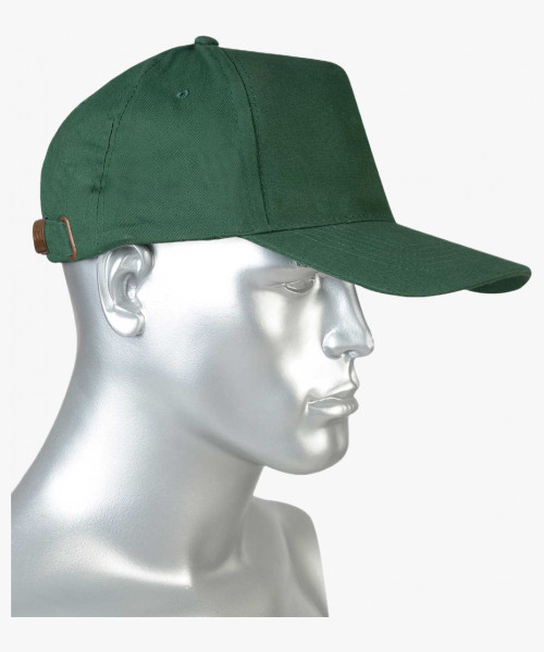 Кепка-бейсболка зелёная (пакет по 50 шт.,в упаковке 200 шт.)