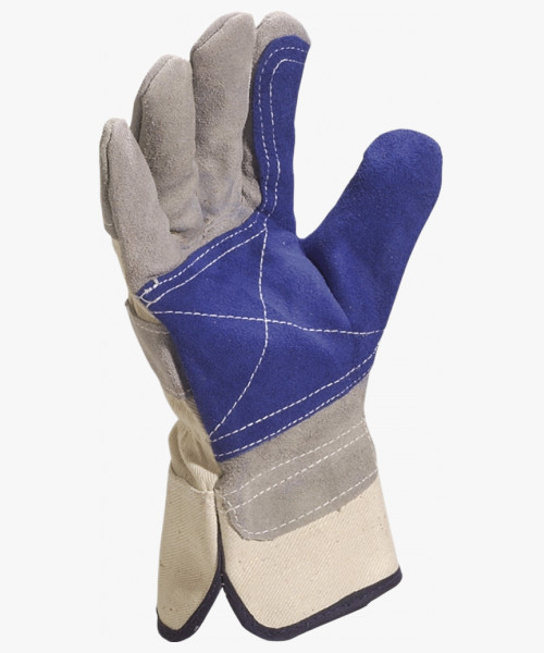 Перчатки DeltaPlus™ спилковые комбинированные с усилением DS202RP