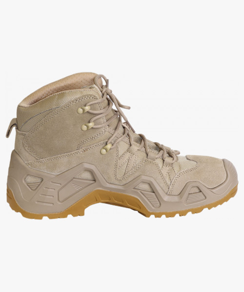 Ботинки СИРИУС-ДОЗОР замша (бежевые), ПУ-Нитрил