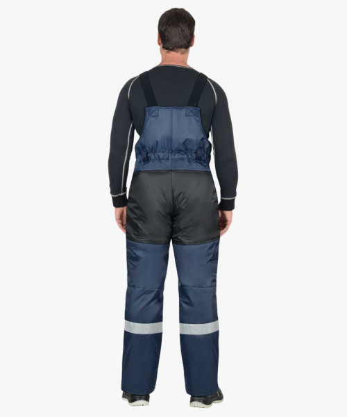 Костюм СИРИУС-БЕРКУТ куртка, п/к синий с чёрным и СОП 50 мм тк. Оксфорд