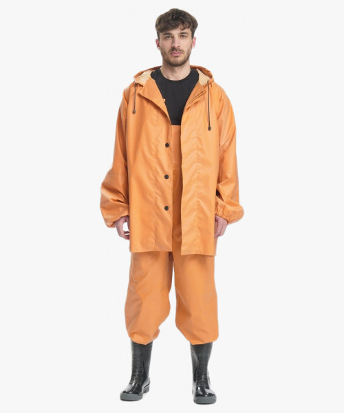 Костюм рыбацкий (тк.Диагональ-прорезиненная, 550), оранжевый