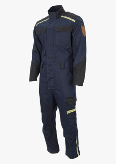 Комбинезон сварщика 1 класса Brodeks FS58-01, цвет тёмно-синий, чёрный
