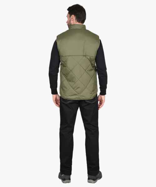 Жилет СИРИУС-ЕВРОПА удлиненный (на подкладке флис) светлая олива