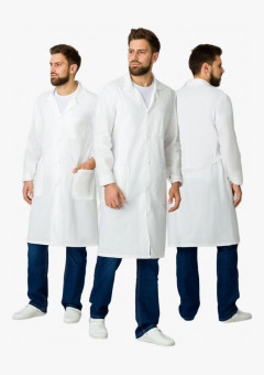 Халат мужской (тк.Бязь,145), белый
