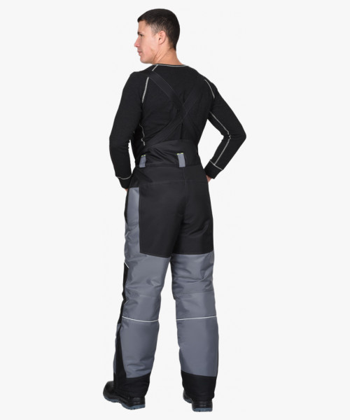 Костюм СИРИУС-АРКТИКА зимний, куртка дл., брюки, средне-серый с черным