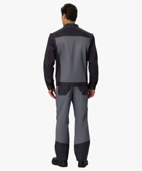 Куртка-трансформер Лидер IMP (тк.Смесовая,240), т.серый/св.серый