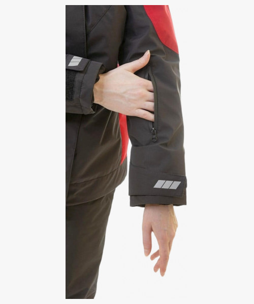 Куртка женская зимняя Brodeks KW 208, цвет чёрный, красный