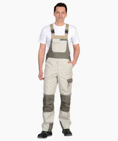 Костюм СИРИУС-КАСПИЙ куртка, п/к, молочный с оливой, песочным и СОП