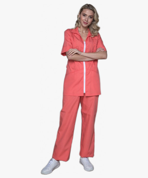 Женский костюм Бьютис NEW (тканьТиСи), коралловый