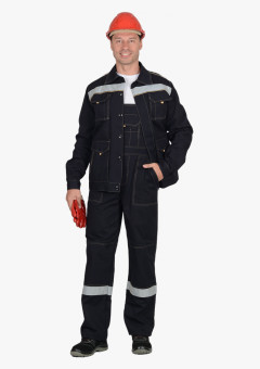 Костюм СИРИУС-ТРОЯ куртка, полукомбинезон, 100% х/б, пл. 320 г/кв.м