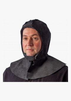 Подшлемник спилковый, черный