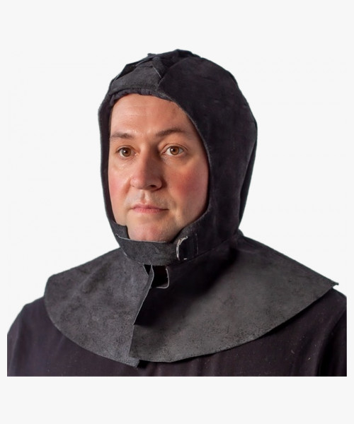 Подшлемник спилковый, черный