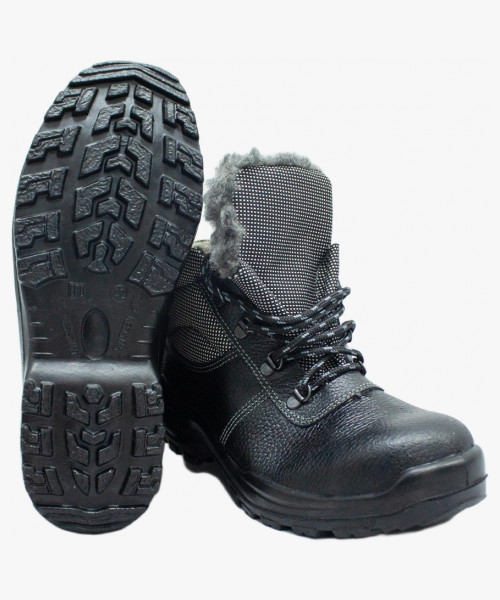 Ботинки (иск.мех) Лидер ПУ/Нитрил (арт.Б24113)