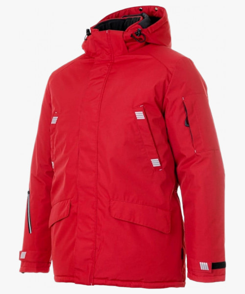 Куртка-парка зимняя мужская Brodeks KW204, цвет красный