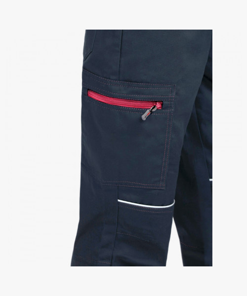 Полукомбинезон женский ProfLineSpecialist (тк. Смесовая, 240), серый/розовый