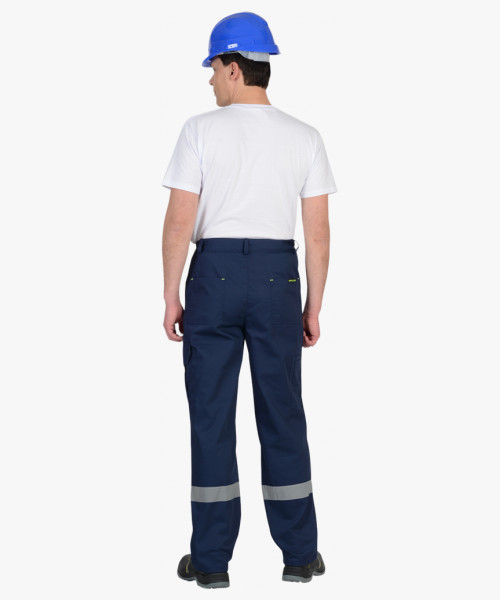 Брюки СИРИУС-БОСТОН  т. синий с васильковым