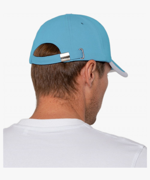 Бейсболка Honor, голубая с белым кантом