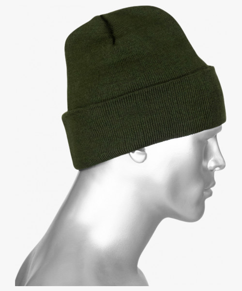 Шапка трикотажная олива