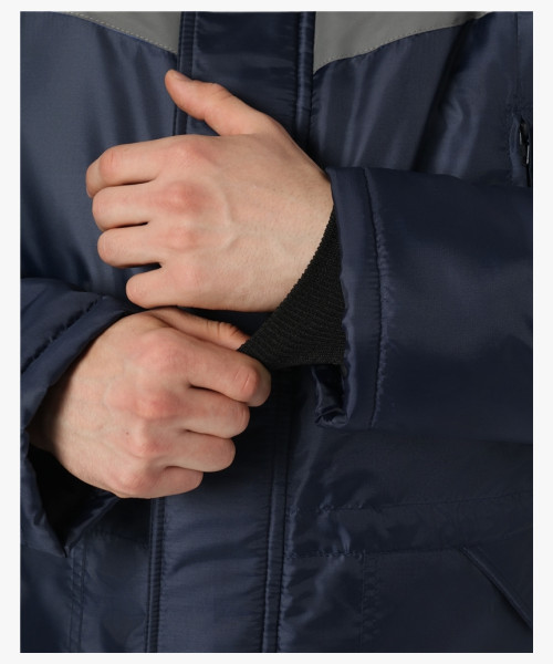 Куртка зимняя Лигор СОП (тк.OxLine,90), т.синий/васильковый