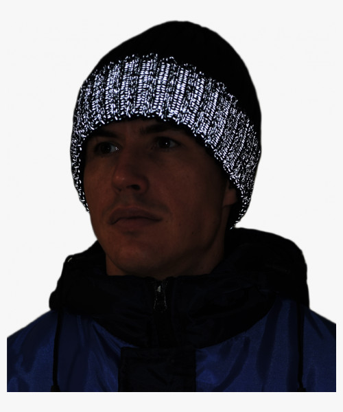 Шапка темно-синяя с СВ-элементами СИРИУС Юка, с утеплителем Тинсулейт (х12х60)