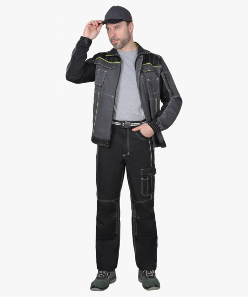 Костюм мужской летний СИРИУС-ПРЕСТИЖ куртка, брюки, серый