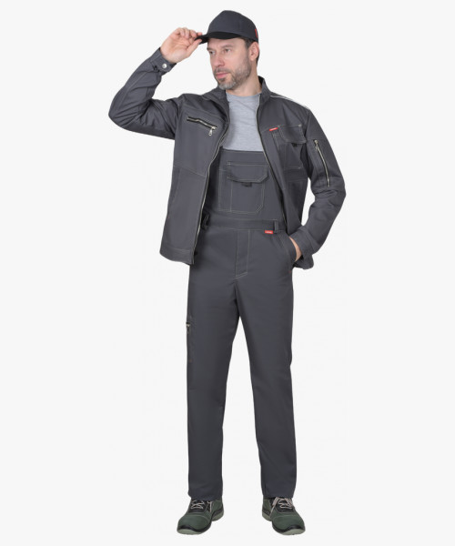 Костюм СИРИУС-ДАЛЛАС куртка, п/к, серый