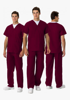 Костюм универсальный хирурга (тк.Панацея,160), бордовый
