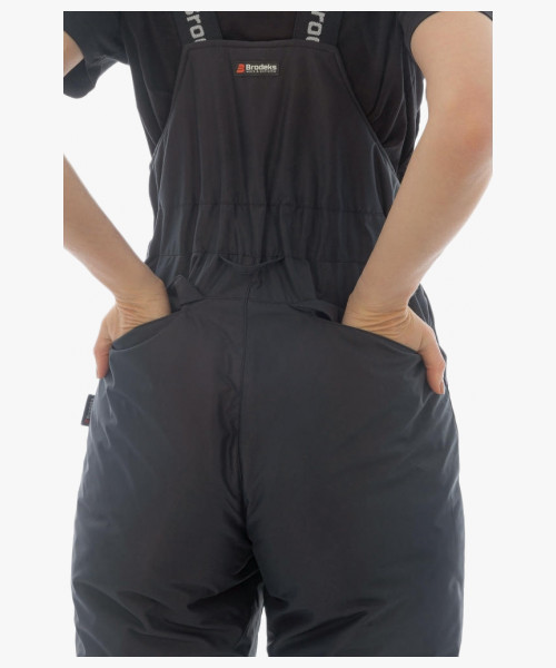 Полукомбинезон зимний женский Brodeks KW 408, цвет чёрный