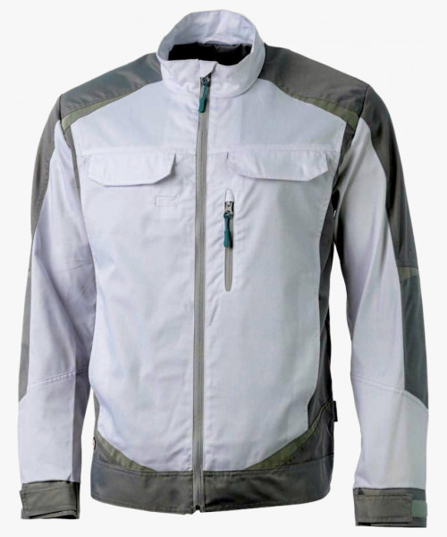 Куртка летняя мужская Brodeks KS202, цвет белый, серый