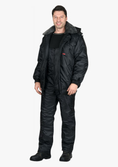 Костюм СИРИУС-ПОЛЮС куртка, полукомбинезон черный