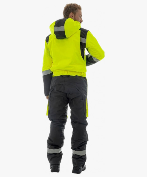 Комбинезон зимний мужской Brodeks KW505, цвет жёлтый, чёрный