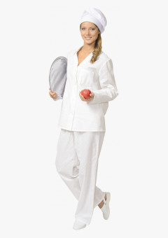 Костюм повара женский белый