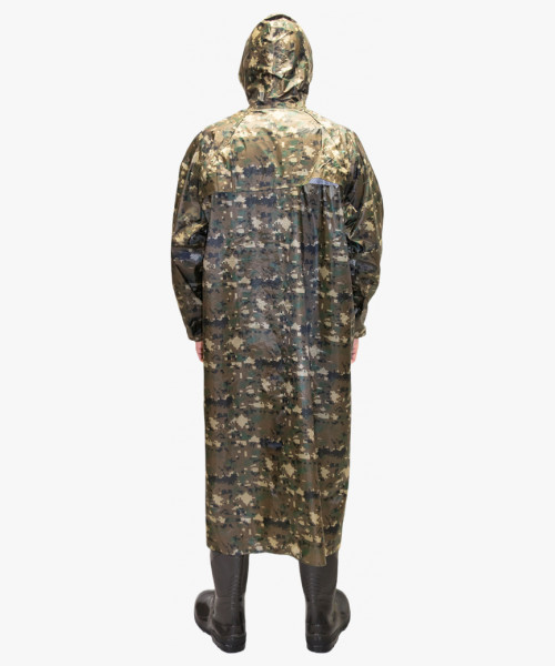 Плащ влагозащитный SIRIUS Стандарт (210 гр/м2) КМФ цифра (ЧЗ)