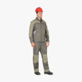 Костюм СИРИУС-ВЕСТ-ВОРК куртка дл, п/к т.оливковый со св.оливковым пл. 275 г/кв.м