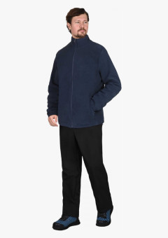 Куртка флисовая темно-синяя