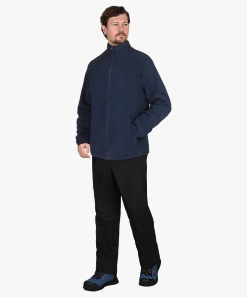 Куртка флисовая темно-синяя