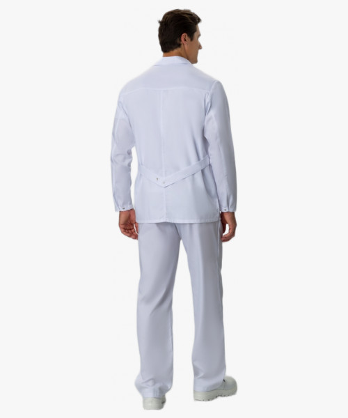 Куртка мужская ХАССП-Премиум (тк.Оптима,160), белый