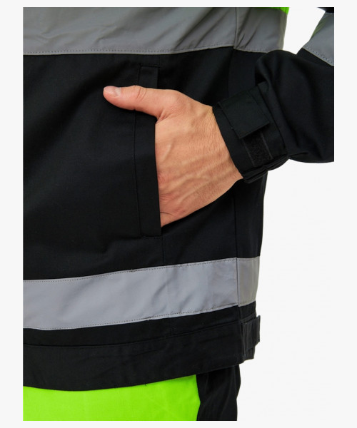 Костюм сигнальный PROFLINE ProfLineSpecialist-2 (тк.Смесовая МВО,240) п/к, желтый/черный